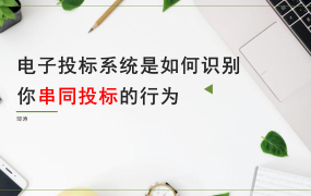 电子投标常见废标原因及电子投标注意事项