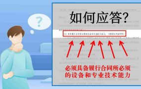 “具备履行合同所必须的设备和专业技术能力”如何应答？