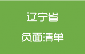 辽宁省政府采购负面清单