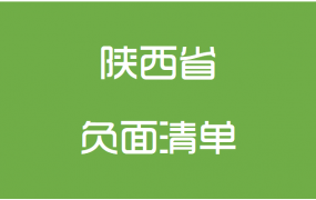陕西省政府采购负面清单