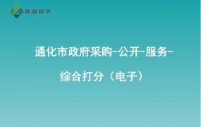 通化市政府采购-公开-服务-综合打分（电子）