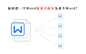如何把一个Word按章节拆分为多个Word？提示！拆分文档前请备份文档