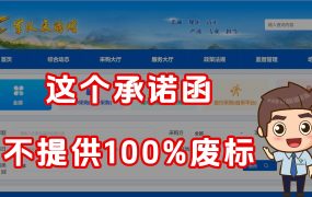 常见的废标点！投标文件中必须提供承诺函！（军队采购项目需注意）
