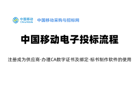 中国移动电子投标流程